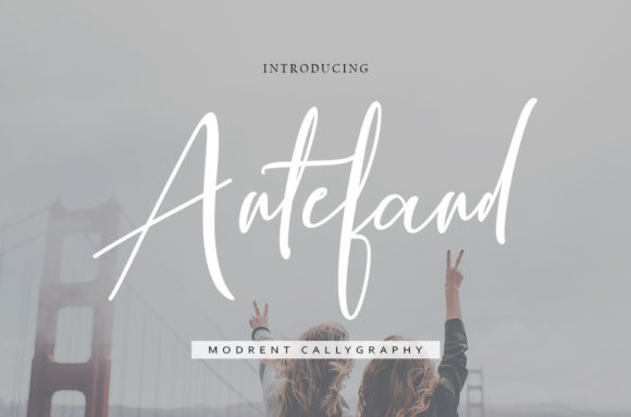 Antefand Font: A Modern Script for Makers