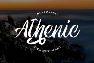 Athenic: A Script Font for Editorial Design