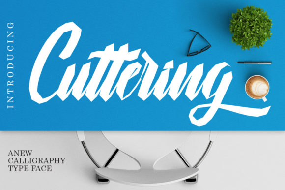 Cuttering Font: Bold Script for Promo Campaigns