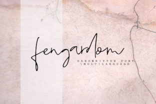 Fengardom Font: A Modern Handwritten Typeface for Branding