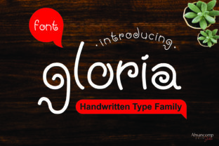 Gloria Typeface: A Playful Font for Modern Branding