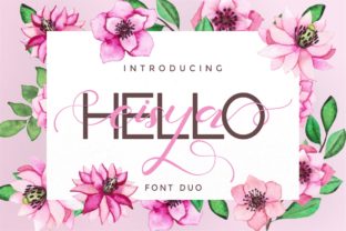 Hello Eisya Duo: A Modern Typeface for Campaigns