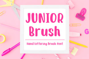 Junior Brush: A Clean Handwritten Typeface for Modern Brands