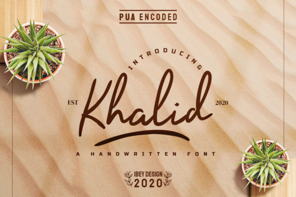 Khalid: A Modern Handwritten Font for Editorial Design