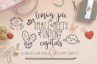 Lemon Pie Funfont Duo: A Playful Typeface for Crafters