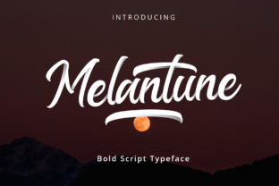 Melantune: A Bold Script Font for Branding