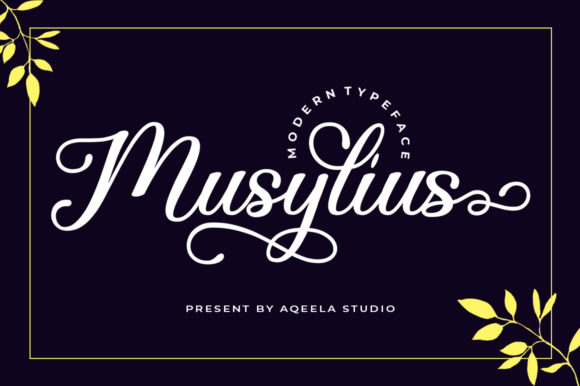 Musylius Font: Elevate Your Handmade Brand