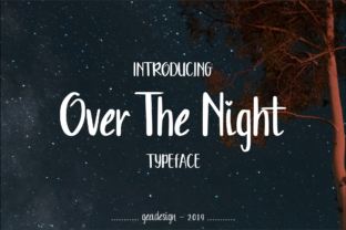Over the Night: A Handwritten Font for Makers