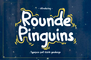 Rounde Pinguins: A Playful Typeface for Modern Brands