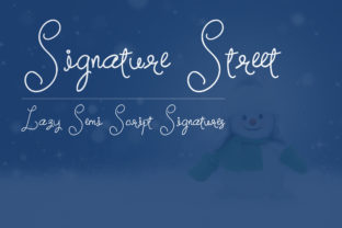 Signature Street Font Review for Web Design