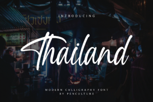 Thailand Font: A Modern Script for Bold Campaigns