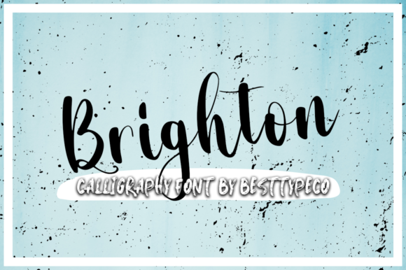 The Brighton: A Bold Script Typeface for Modern Brands