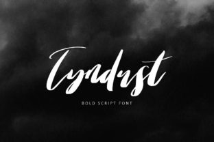 Tyndust: A Hand-Painted Script Typeface for Editorial Design