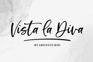 Vista La Diva: A Script Font for Digital Design