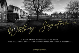 Westbury Signature: A Modern Hand-Drawn Typeface