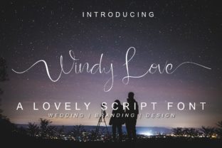 Windy Love: A Handwritten Script Font for Makers